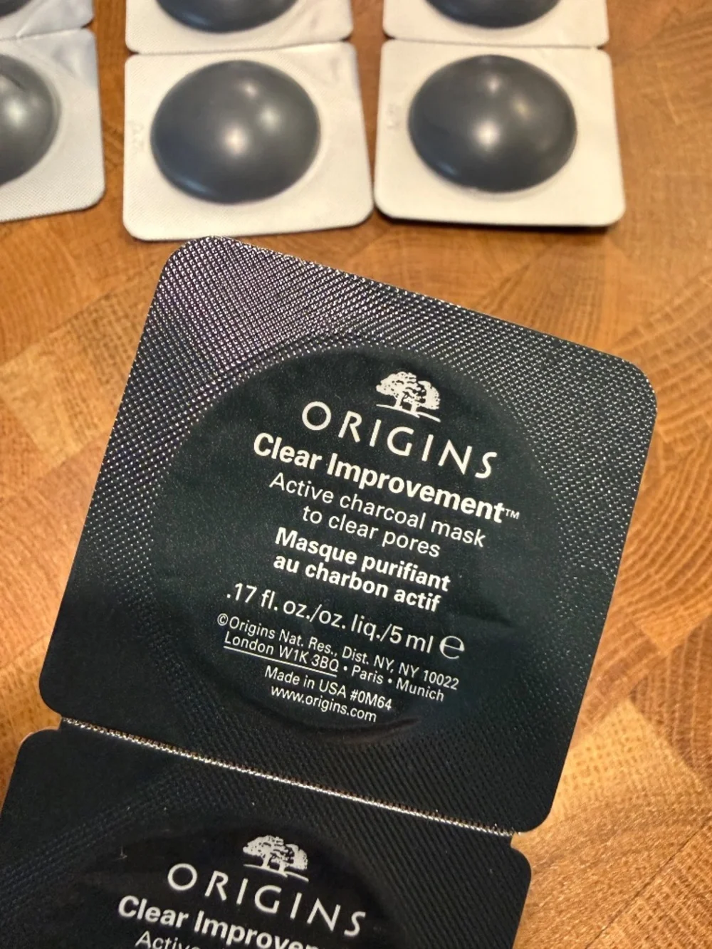 Origins Clear Improvement Charcoal Mask 24 Pods New 5 ml Each